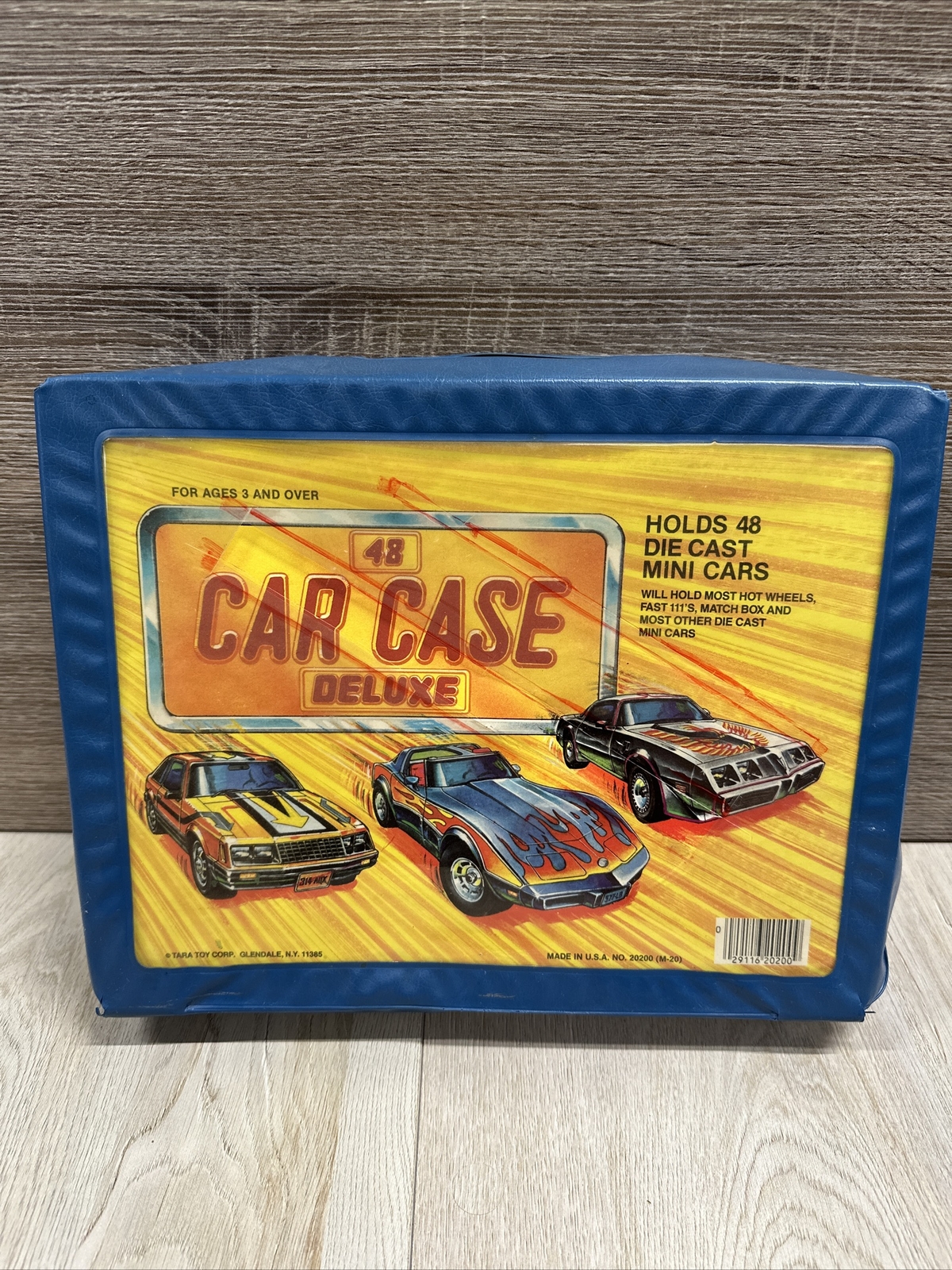Vintage Tara Blue 48 Toy Car Case Deluxe Matchbox Cars