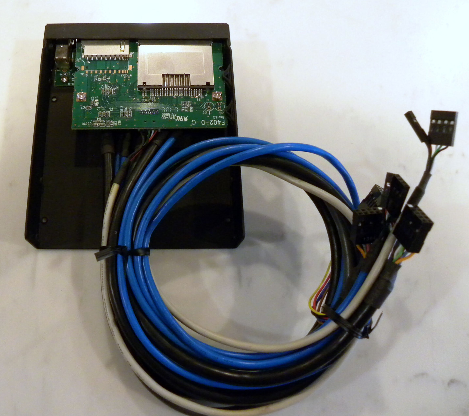 SilverStone SST-FP34B Premium 3.5" Multi Card Reader & Front I/O Audio USB 1394