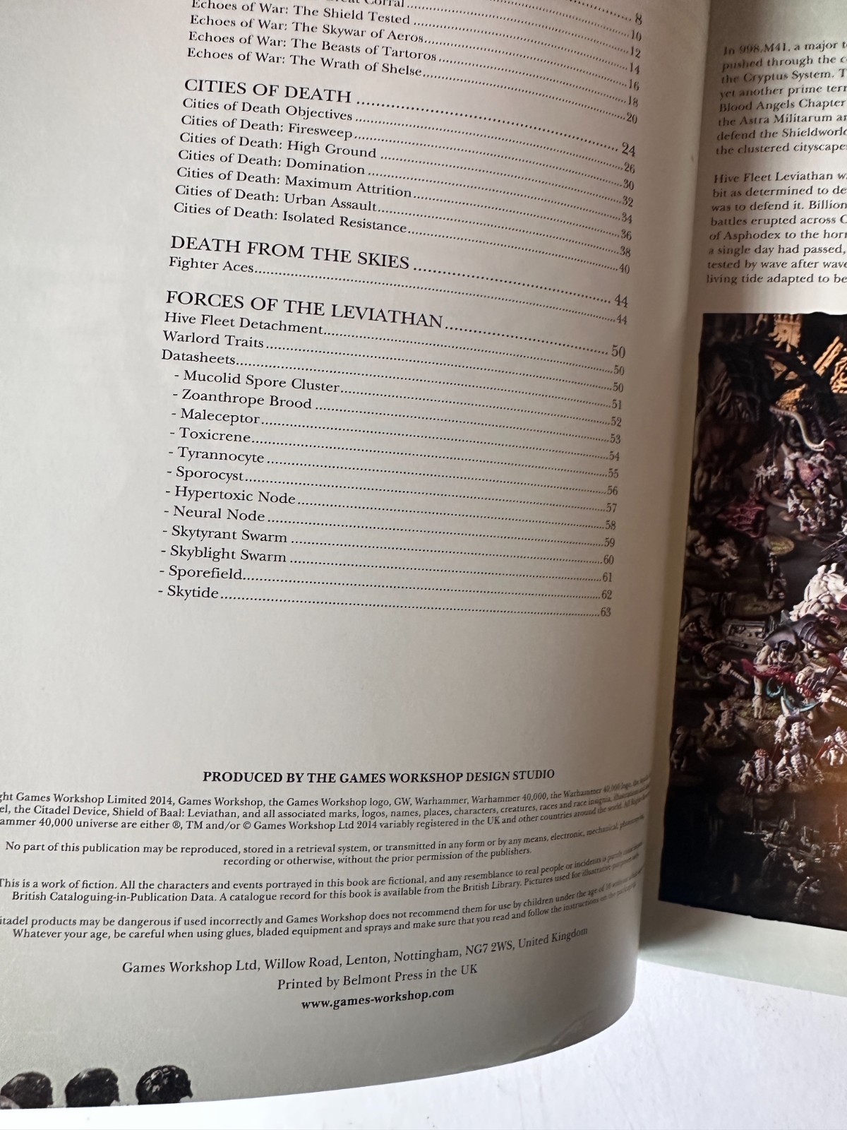 Warhammer 40k LEVIATHAN Rules & Supplement Books - Games Workshop
