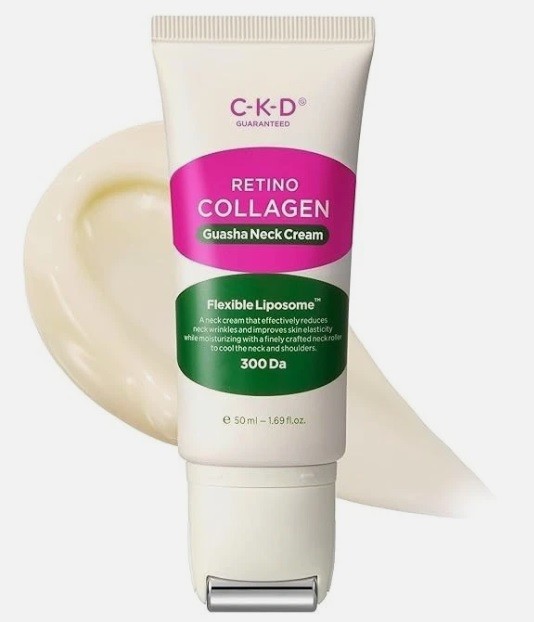 CKD Retino Collagen Gua Sha Neck Cream Firming Tightening Neck Jawline 1.69fl oz