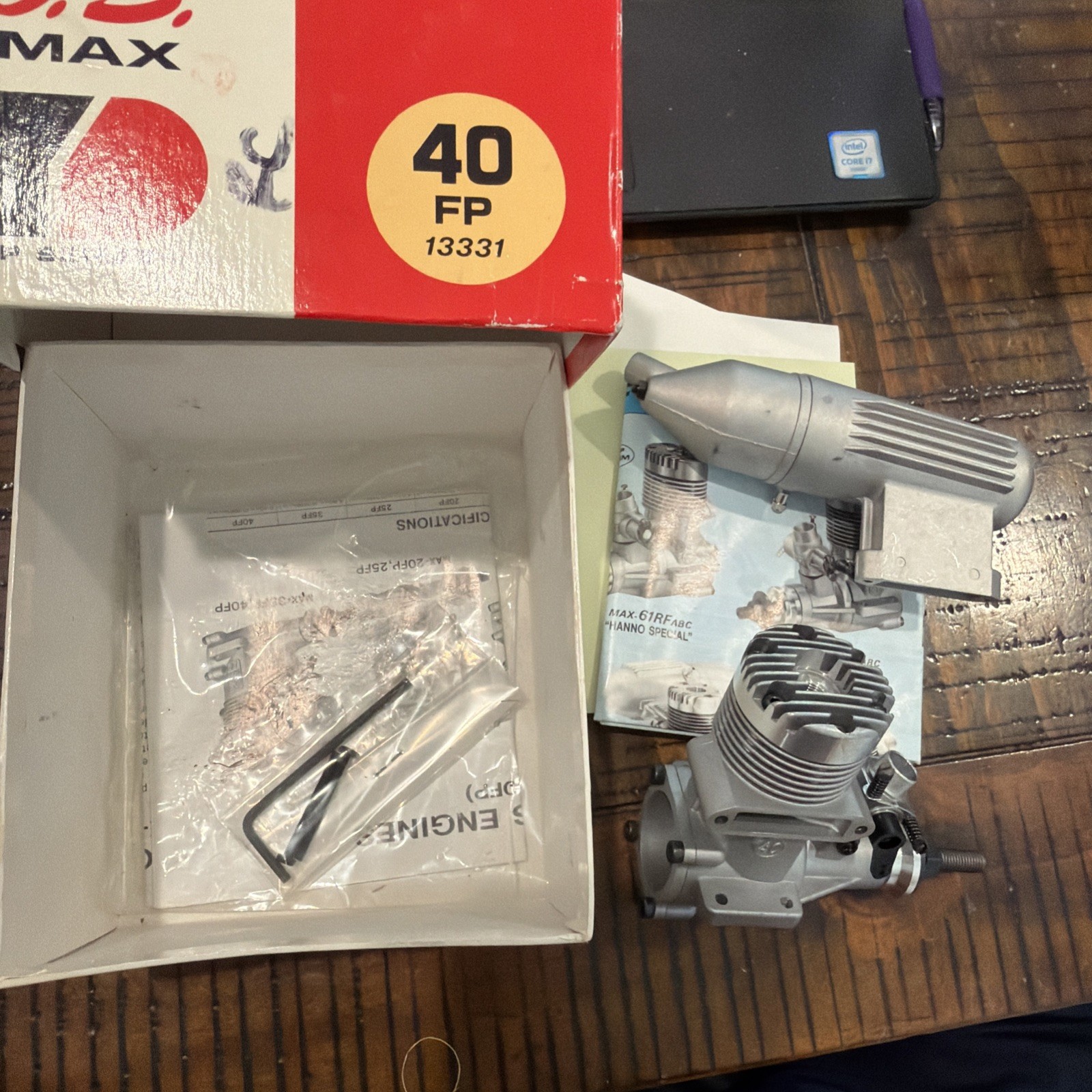 Os Max 40 Fp Nitro Rc Model Airplane Engine NOS New In Box