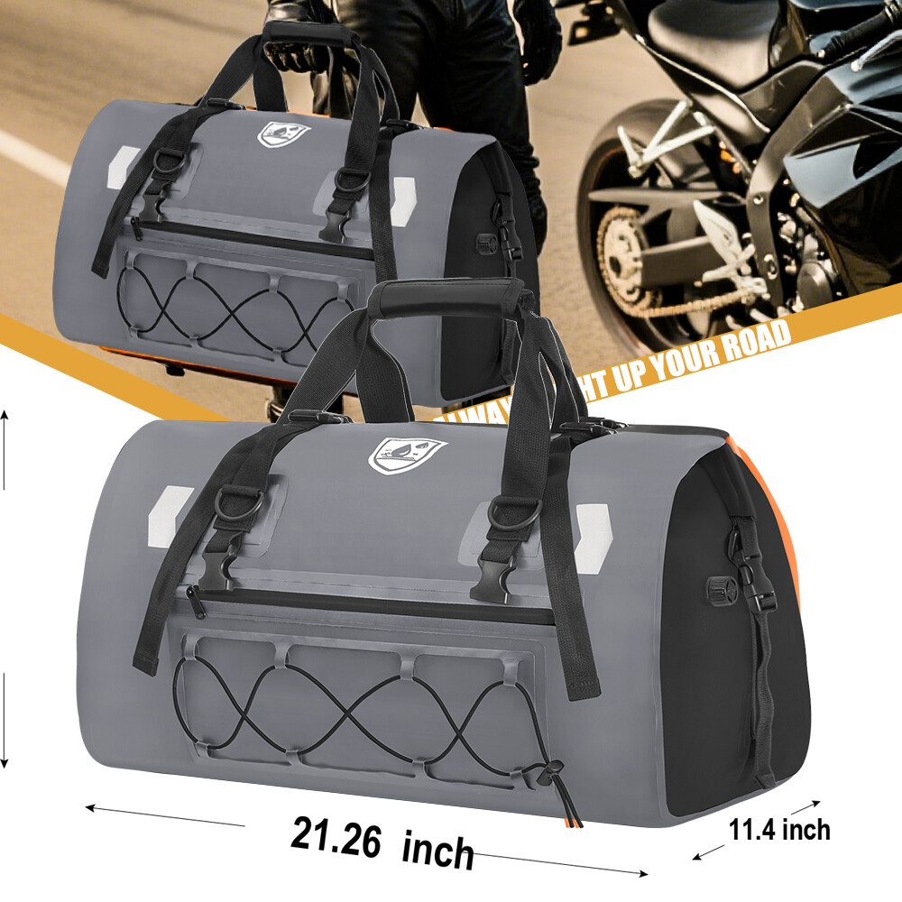 Motorcycle Tail Bag Multifunctional Storage Backpack Waterproof Outdoor Sports