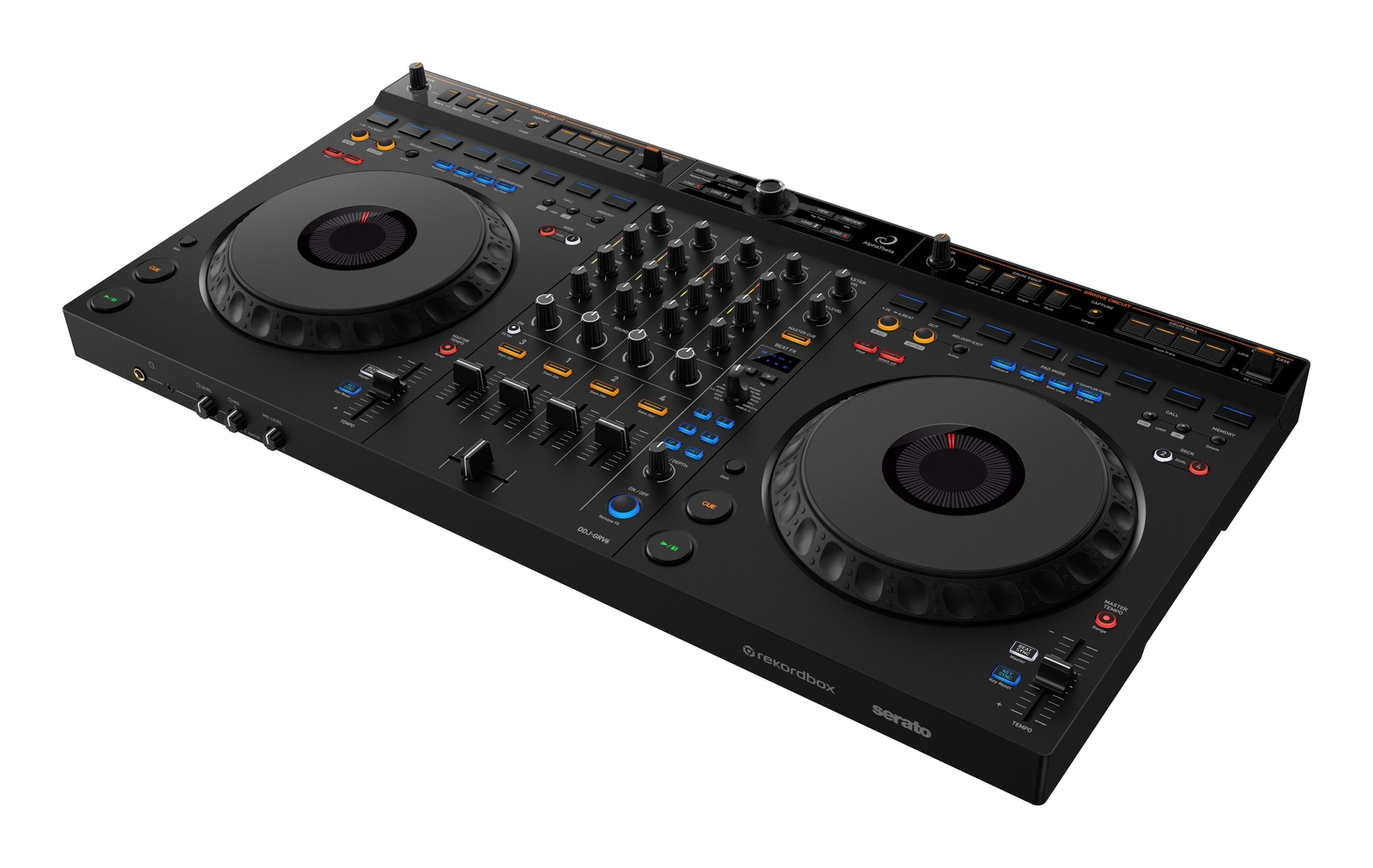 Bundle of AlphaTheta DDJ-GRV6 DJ Controller + Bag & Headphones