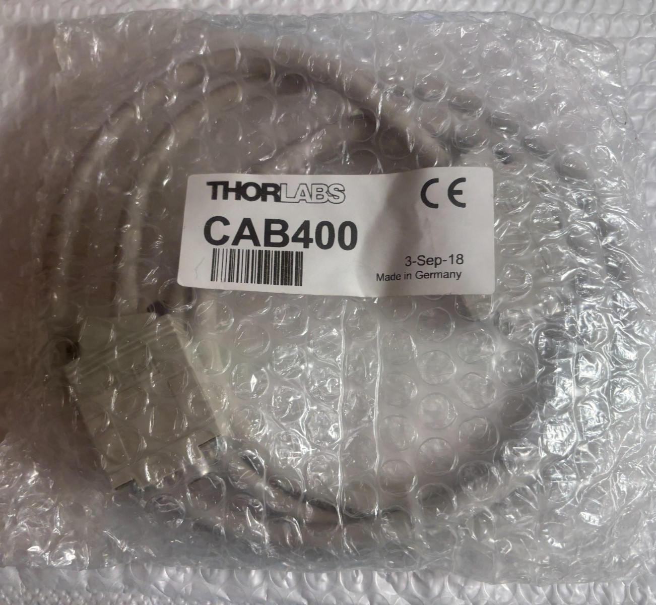 Thorlabs CAB400 Cable; Current Controller with 9-Pin D-Sub Connector, 1.5 m