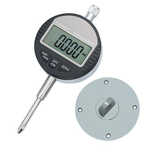 Neoteck Table Saw Gauge 0.001mm/0-25.4mm, Black