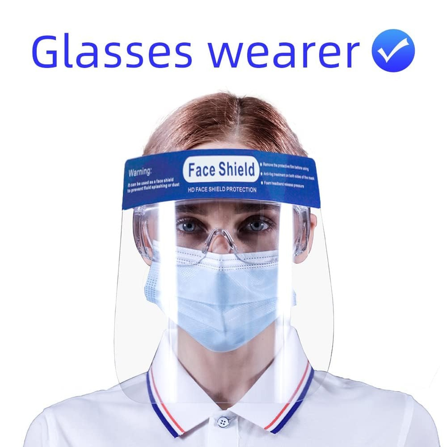 OMK 2 Pcs Reusable Face Shields (FaceShield_S_2Pack)