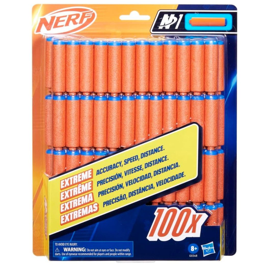 Nerf N Series N1 Darts, Includes 100 Compatible Only with Medium