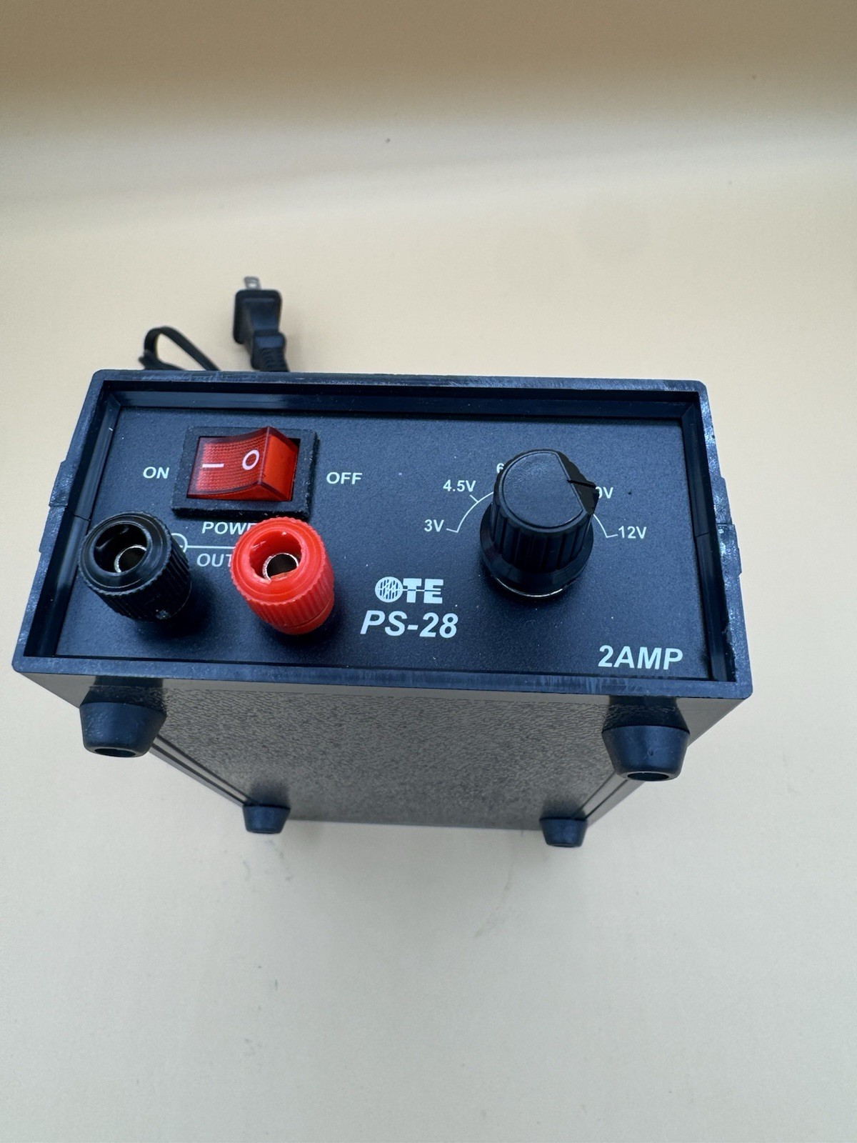 OTE PS-28 DC Power Inverter Ac To DC Power Supply Radio