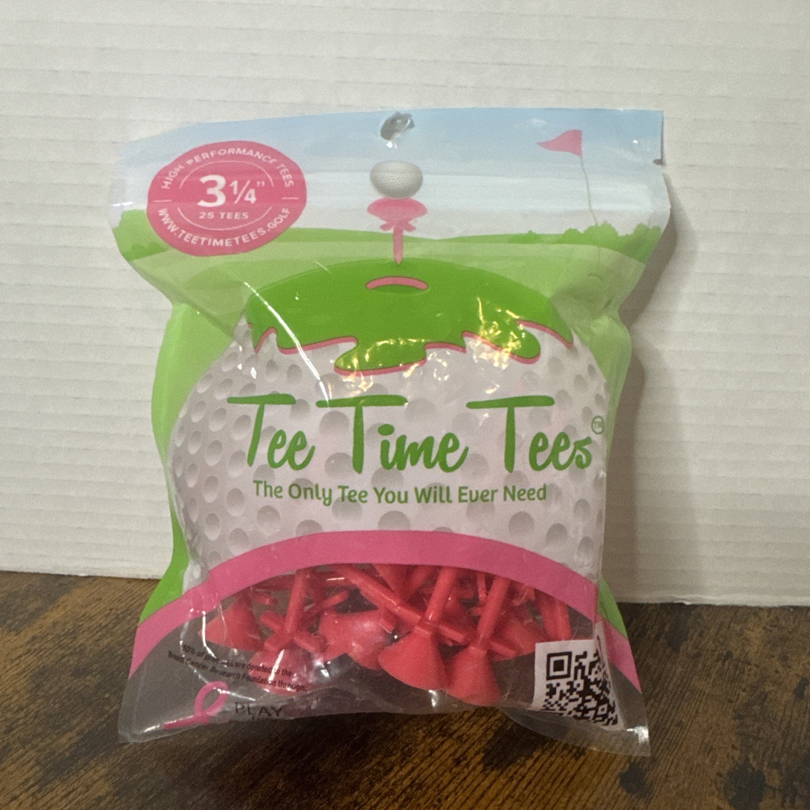 Bubble Golf Tee - Variable Length Unbreakable Step-Up Plastic Golf Tees, 25 Pack