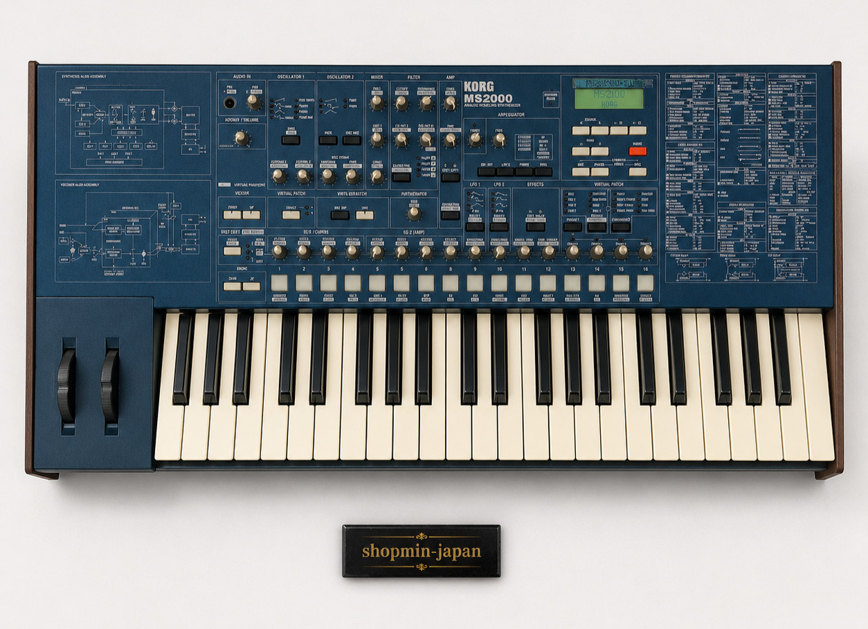 KORG MS2000 Analog Modeling Keyboard Synth w/ Soft Case Tested from japan