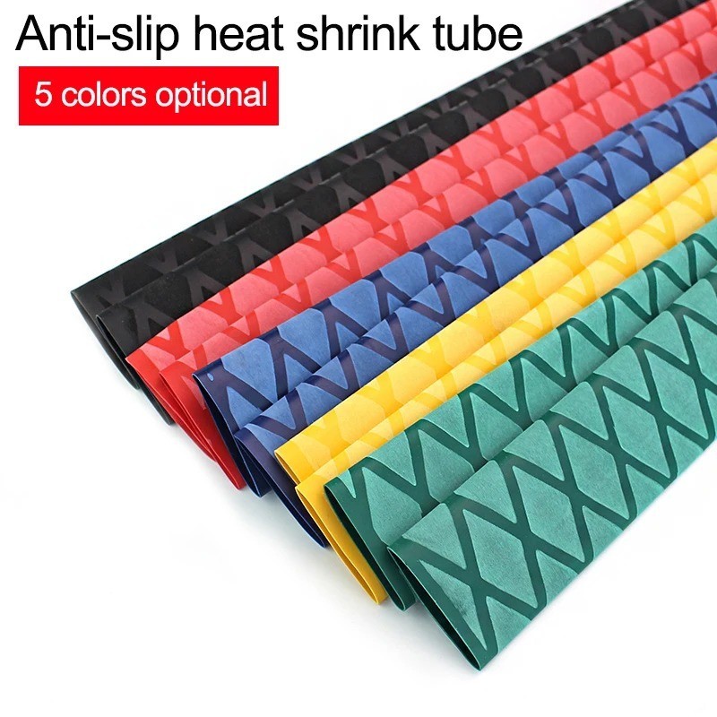 Anti-Slip Heat Shrink Tube for Fishing Rod Racquet Handle DIY 1M 5 Colors