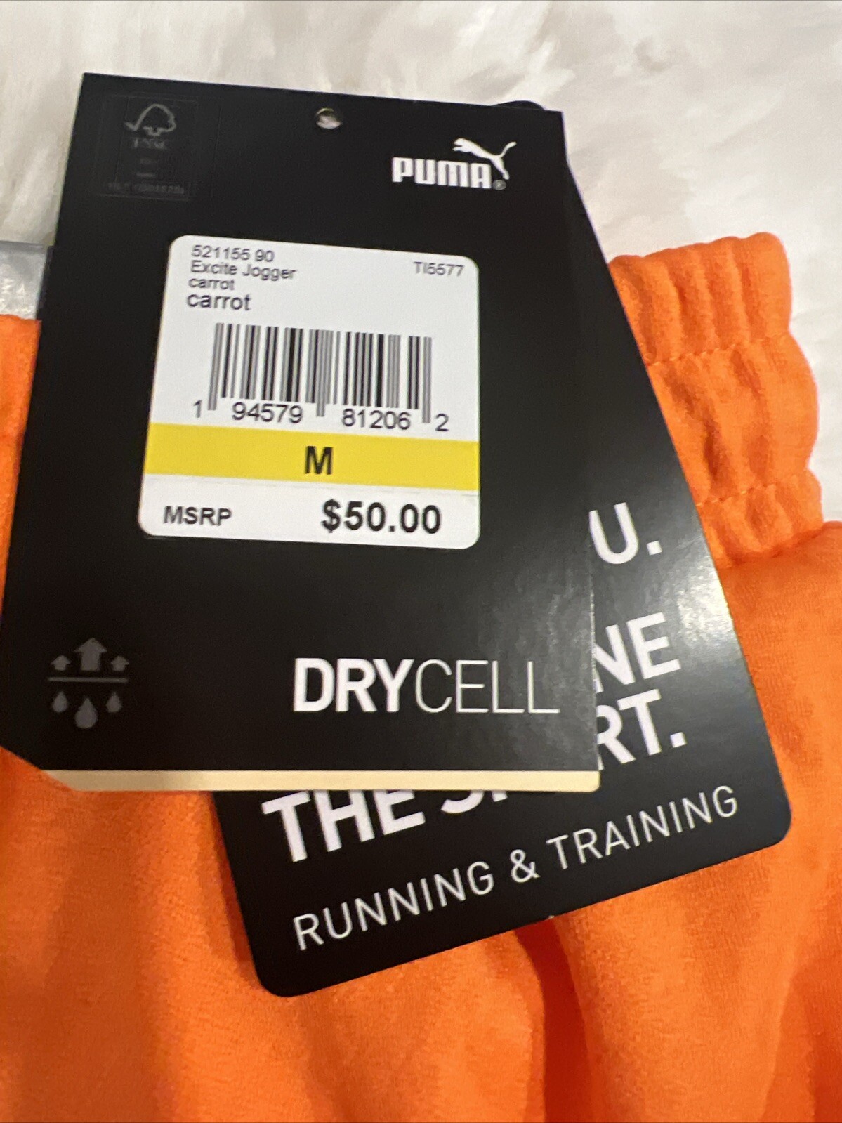 Puma Essential Excite Jogger Training Pants Regular Fit 521155-90 $50
