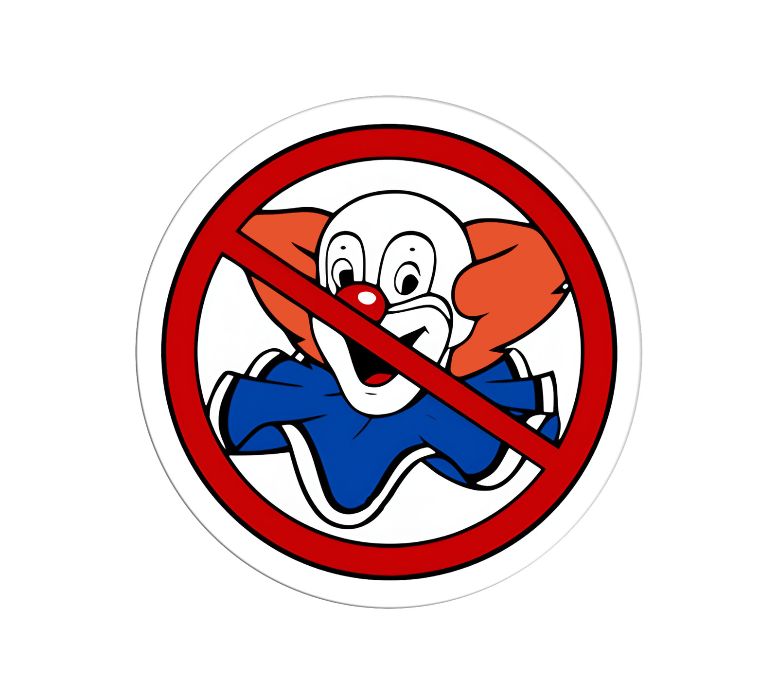 NO BOZOS Vintage Sticker Decal