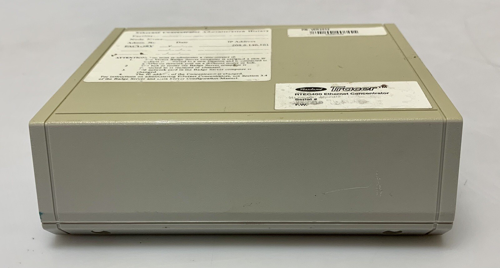 Rauland Tracer RTEC400 Ethernet Concentrator