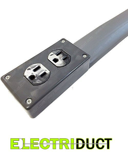 Electriduct Low-Profile Lay-Flat Electrical Power Extension Cord Covers