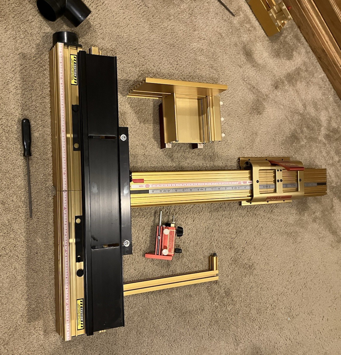 Incra Super system  LS Positioner, 25" w/ Split wonder Router Table Fence