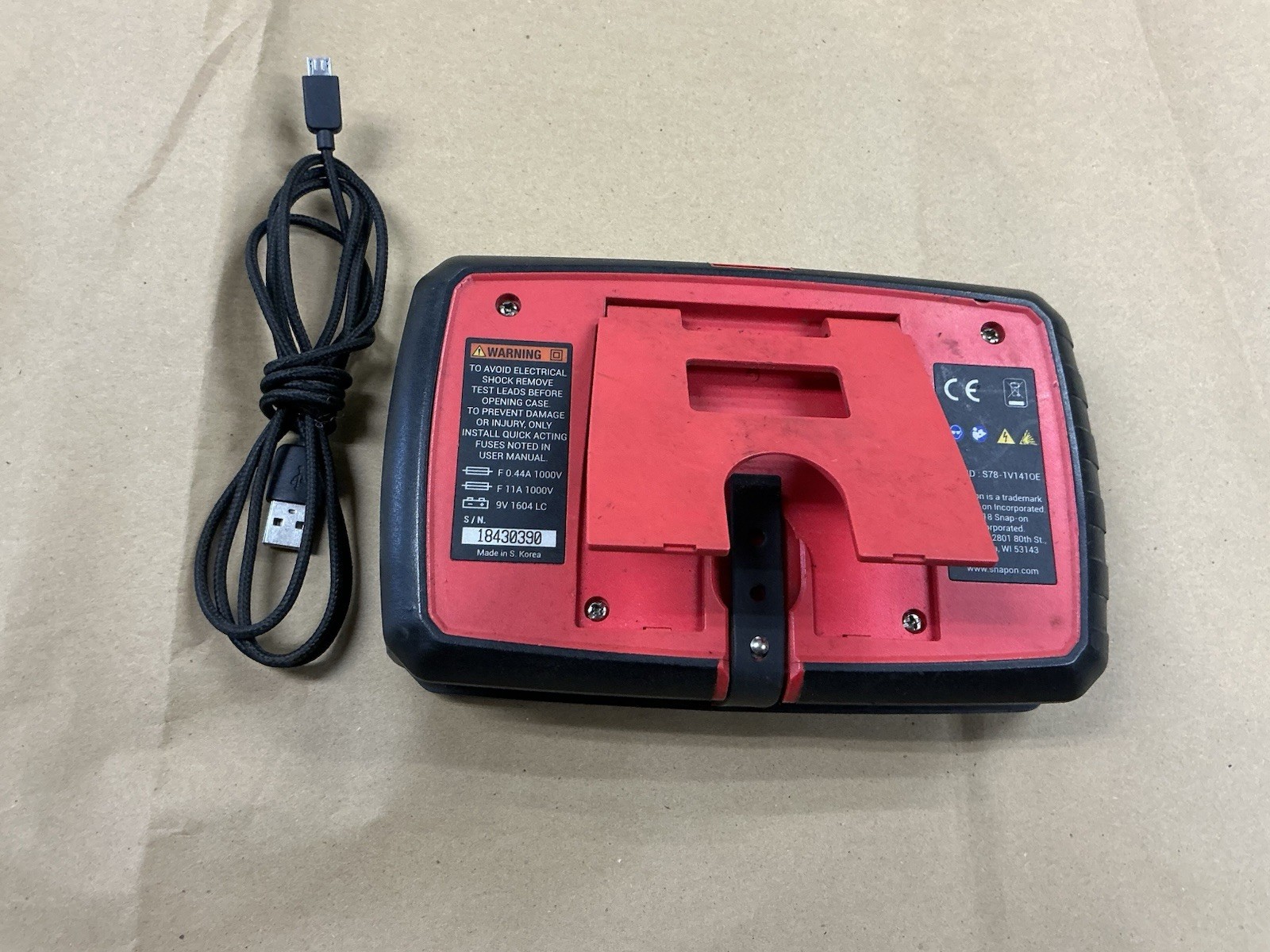 SNAP-ON DIGITAL MULTIMETER EEDM596F free shipping!!!
