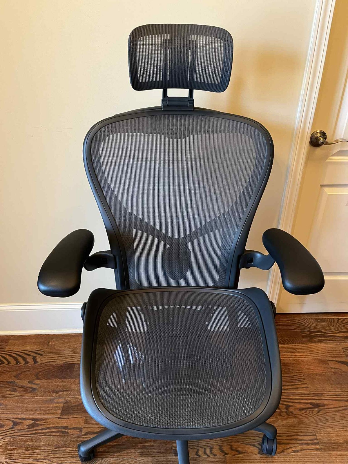 Herman Miller Aeron Office Chair - Remastered Version Size C with Headrest