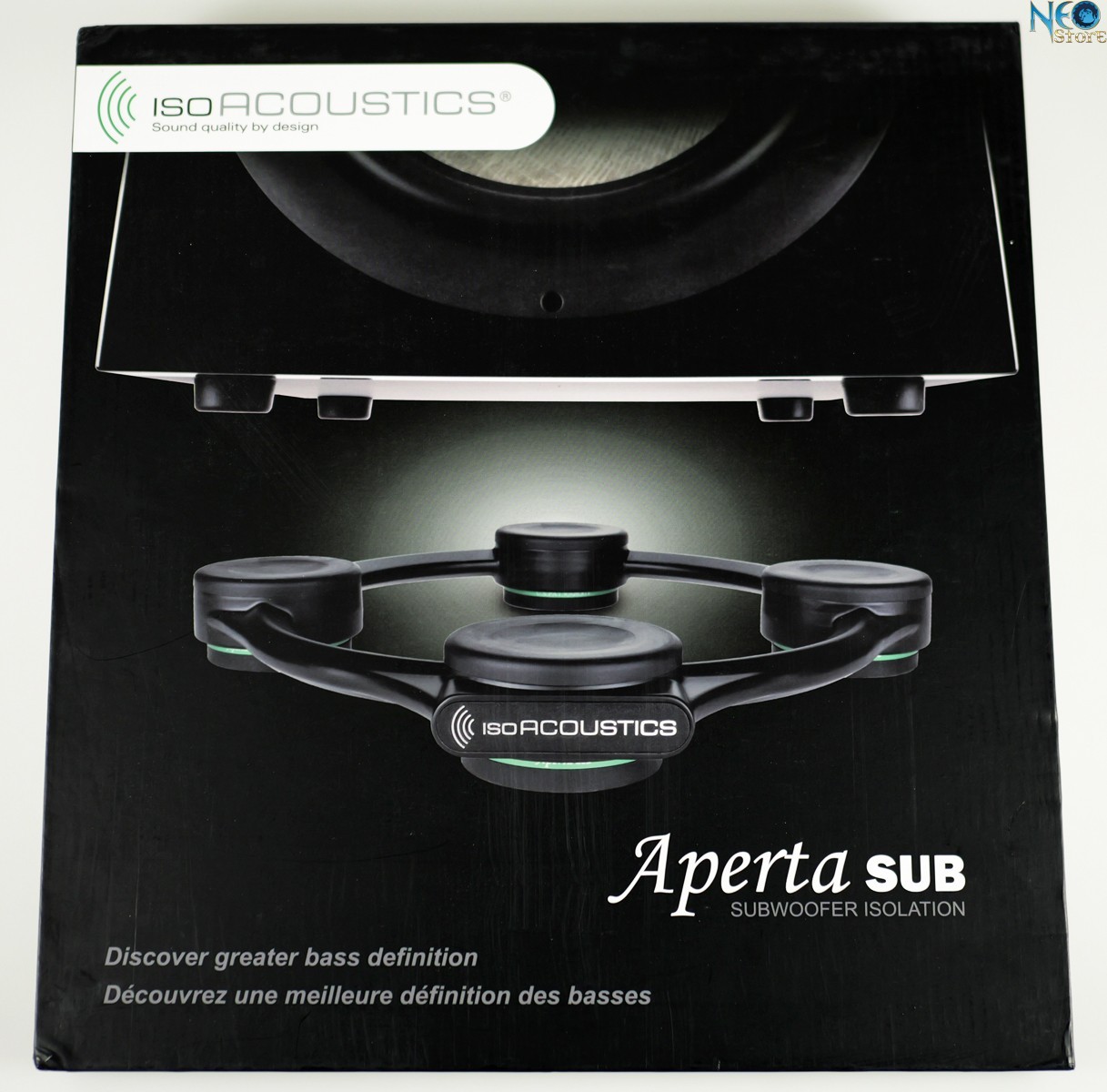 IsoAcoustics Aperta Sub Subwoofer Isolation Stand - 80 lb weight capacity