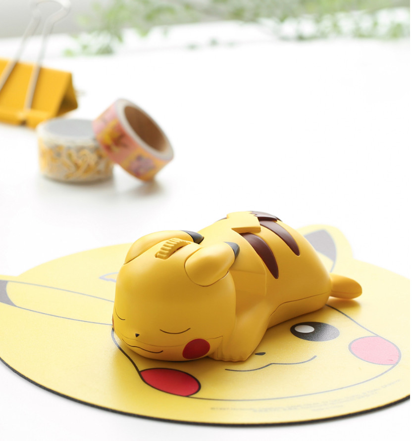 Pokemon Pikachu Wireless Mouse 1200 DPI Bluetooth 5.2 Dual Mode Office NEW