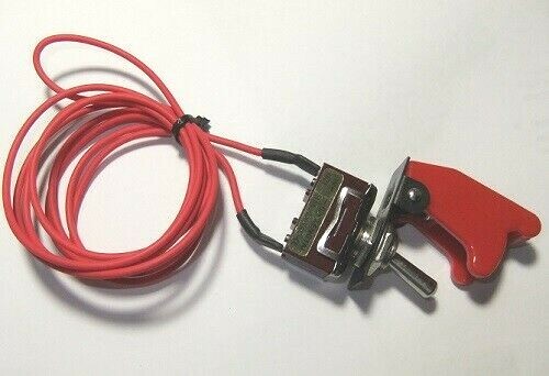 Toggle Switch RED Flip Safety Cover and switch prewired