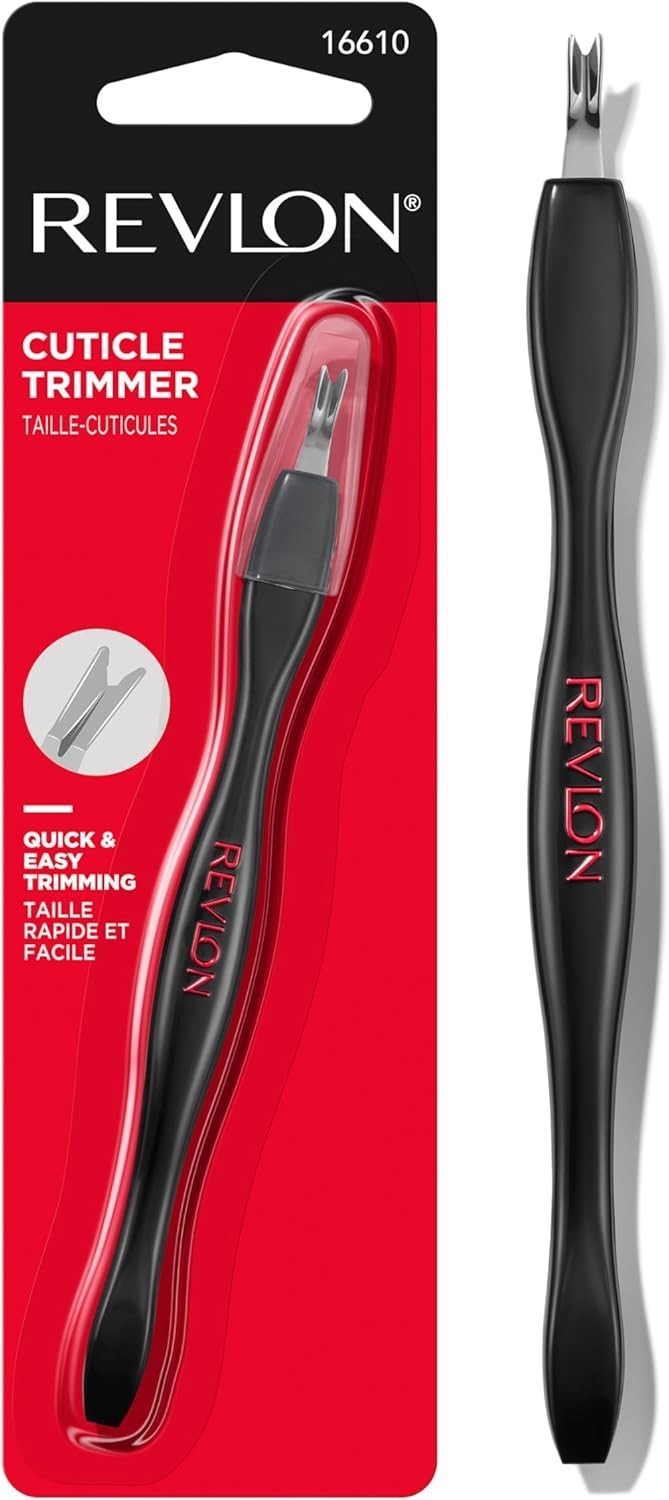 Revlon Cuticle Trimmer With Cap, High Precision V-Tip and Comfortable Grip