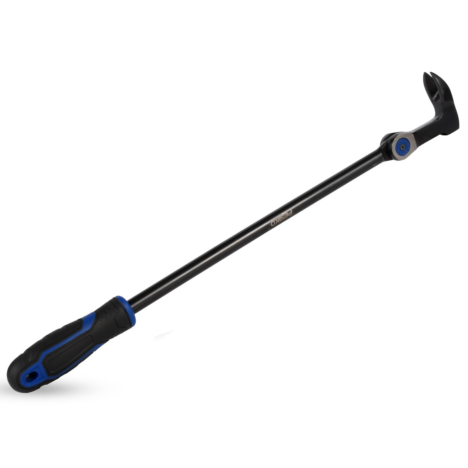 16" Nail Puller Pry Bar, Indexing Crowbar Multi-Angle Wrecking Bar