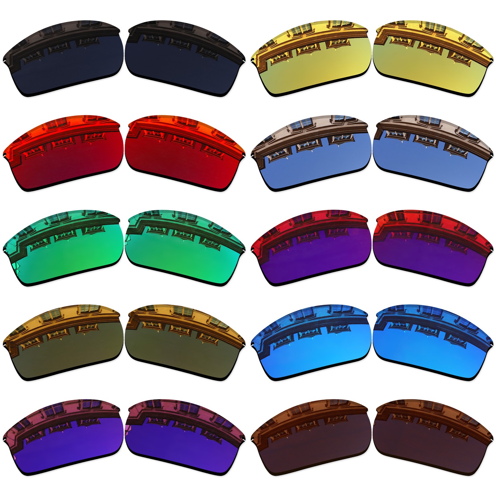 Vonxyz 20+ Color Polarized Replacement Lenses for-Oakley WireTap Sunglasses