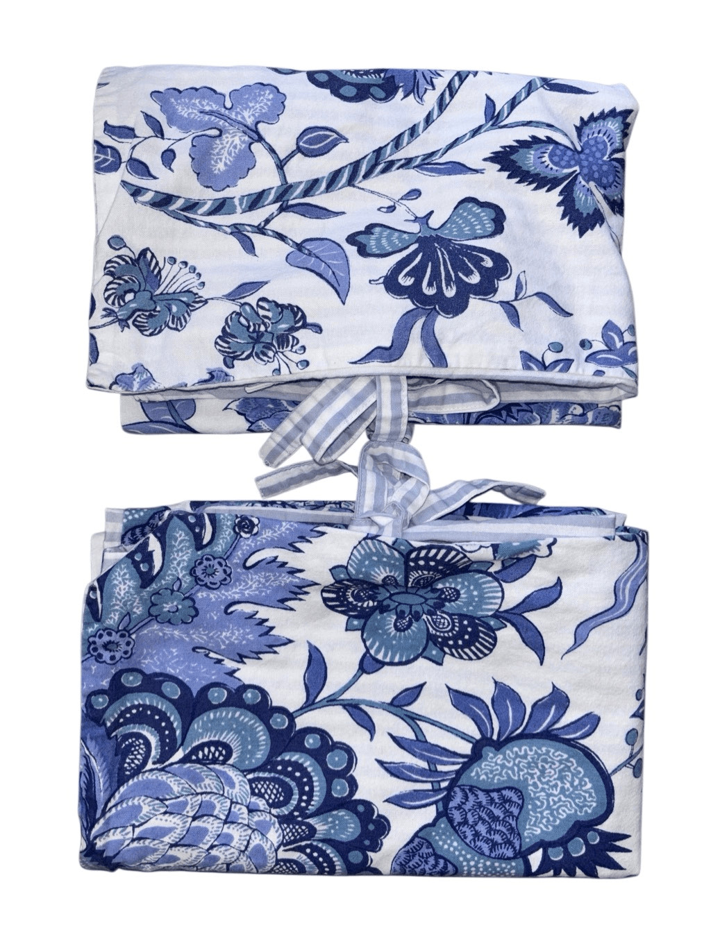 Pottery Barn Marianna Floral Striped STANDARD shams Palampore Medallion
