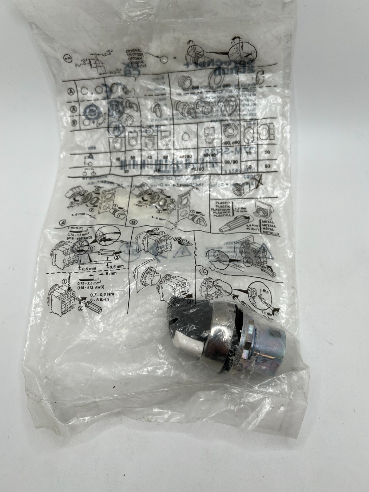 SPRECHER & SCHUH GENUINE Non-Illuminated Selector Switch 3 Position D7M-SR32