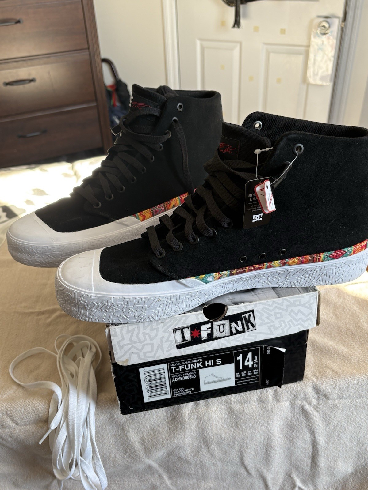 NIB- DC Shoes Men’s Size 14 T Funk Hi