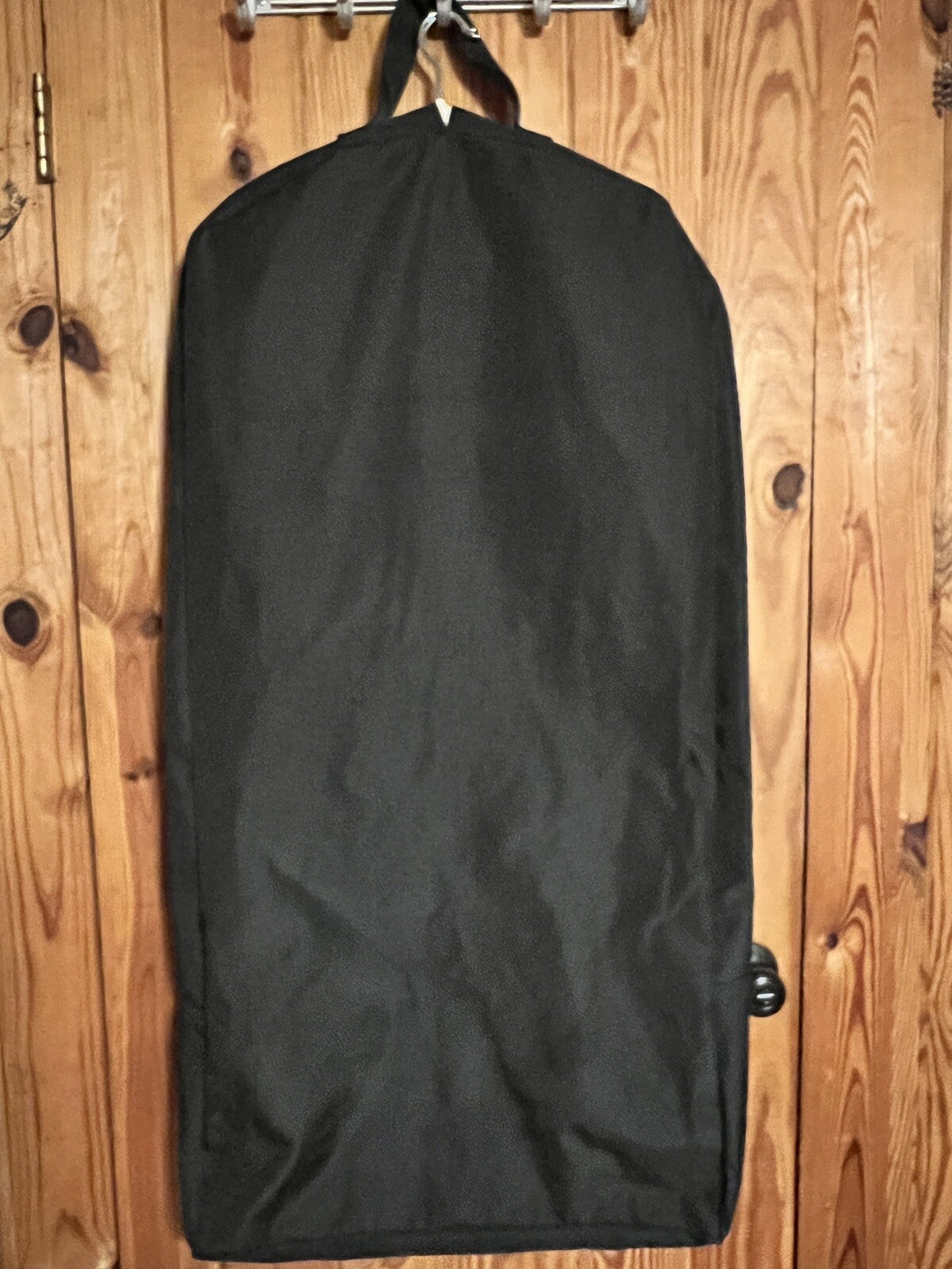 BLACK 41” COAT JACKET GARMENT STORAGE BAG Carry HandlesWithShoe Zip Heavy Fabric