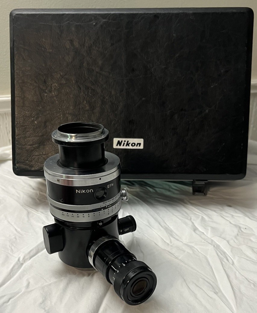 Nikon EFM 43611 Microscope Adapter for 35mm Cameras- Incomplete Untested