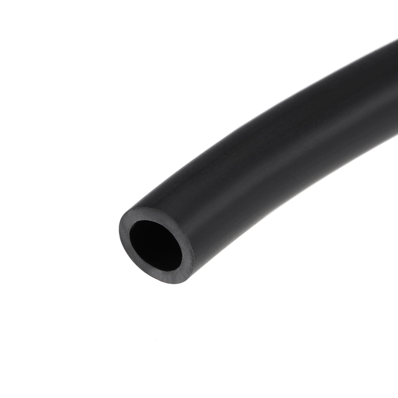Fuel Line Hose 7mm ID 10mm OD 3.3ft Oil Line Fuel Pipe Rubber Water Hose Black