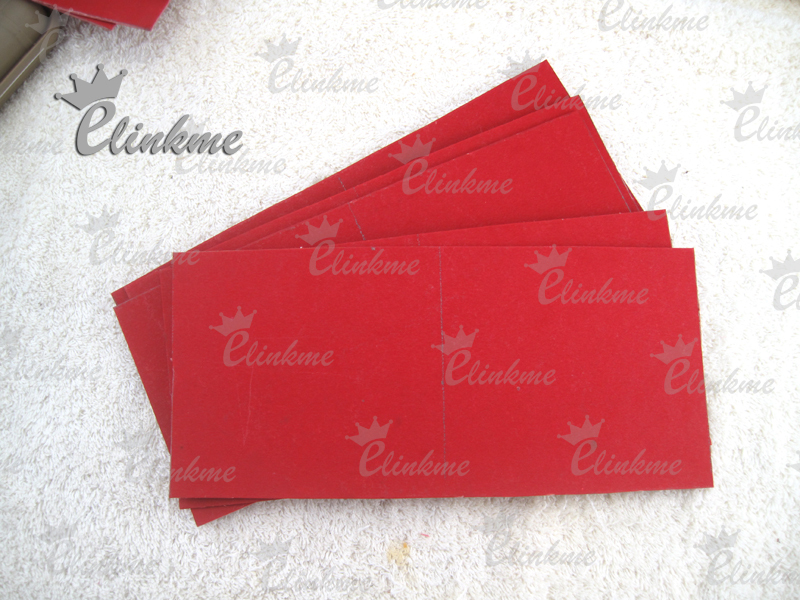 2.0mm * 200 *120mm Insulation gasket Red vulcanized fiber Insulating Paper
