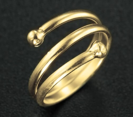 Womens Adjustable Foot Jewelry Yellow Gold Plated Solid Metal 925 Silver