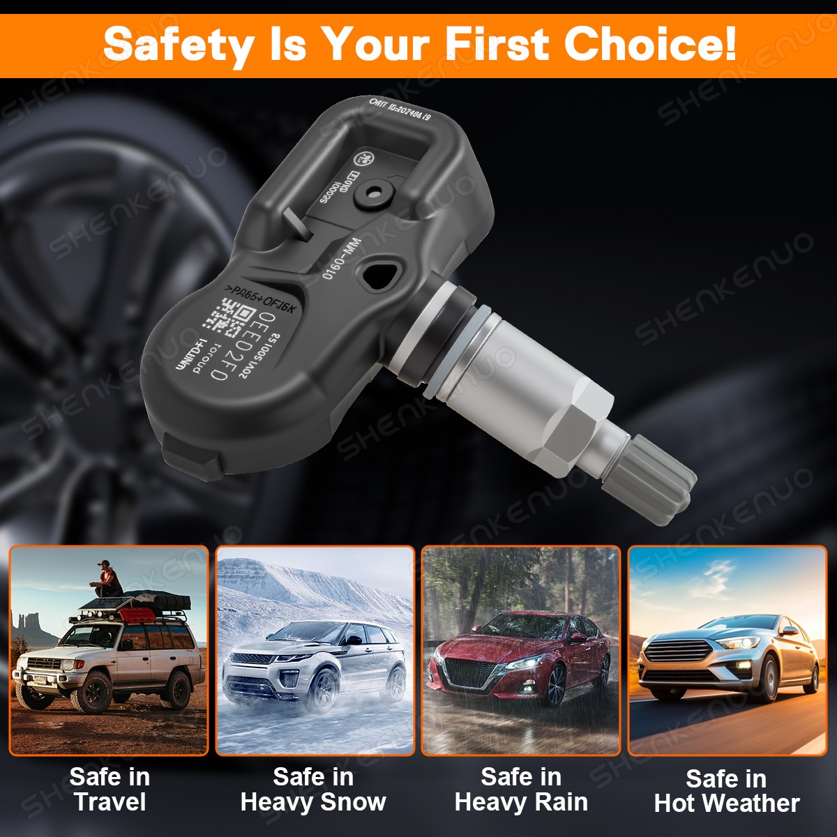 PACK TPMS Tire Pressure Sensor For MERCEDES A0009053907 A0009054100 A0009057200