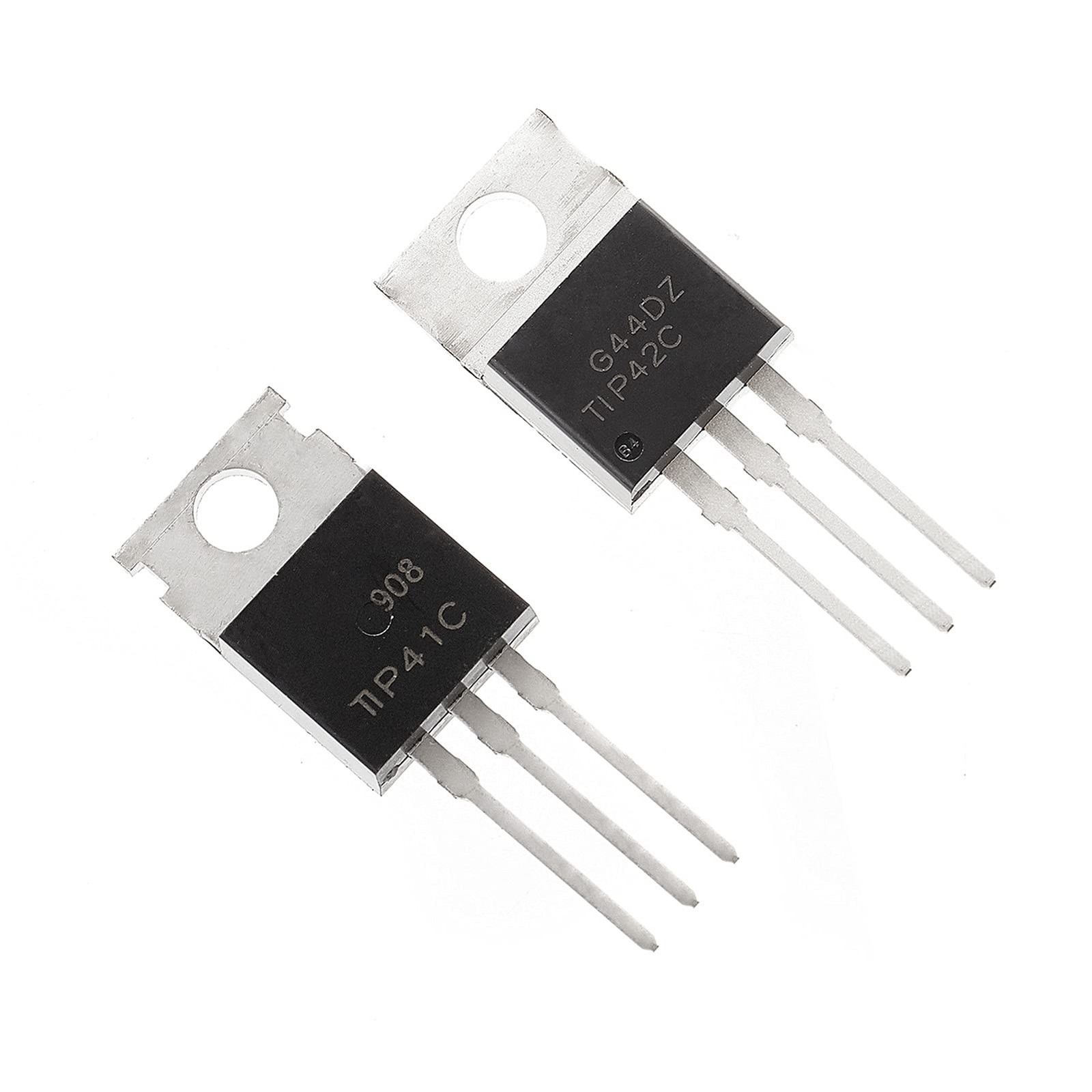 20pcs (10pcs TIP41C+10pcs TIP42C) NPN PNP Epitaxial Silicon Power Transistor,...
