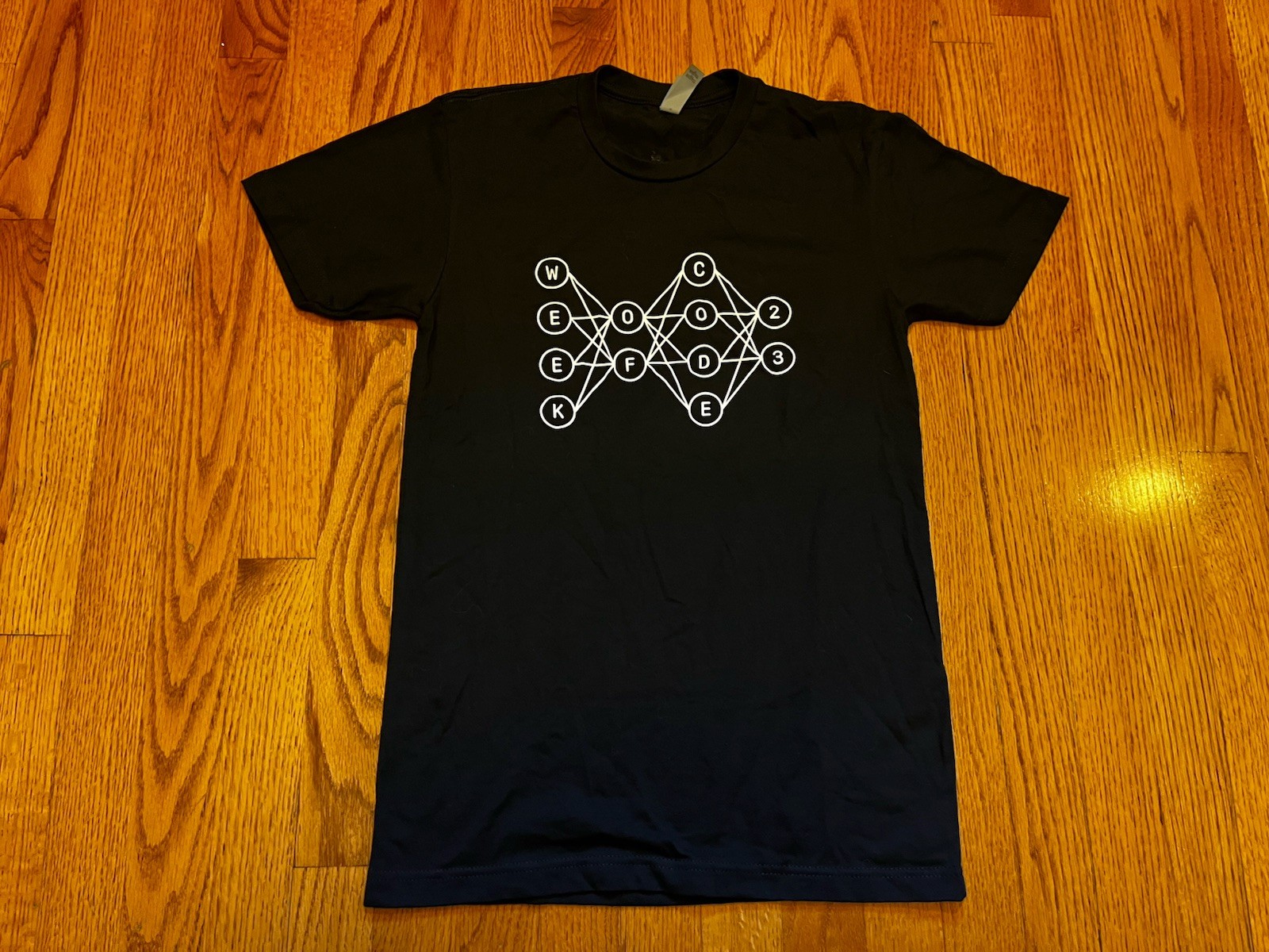 APPLE Software ENGINEER T-SHIRT Black Extra Small XS Week of Code 2023 WoC Dev