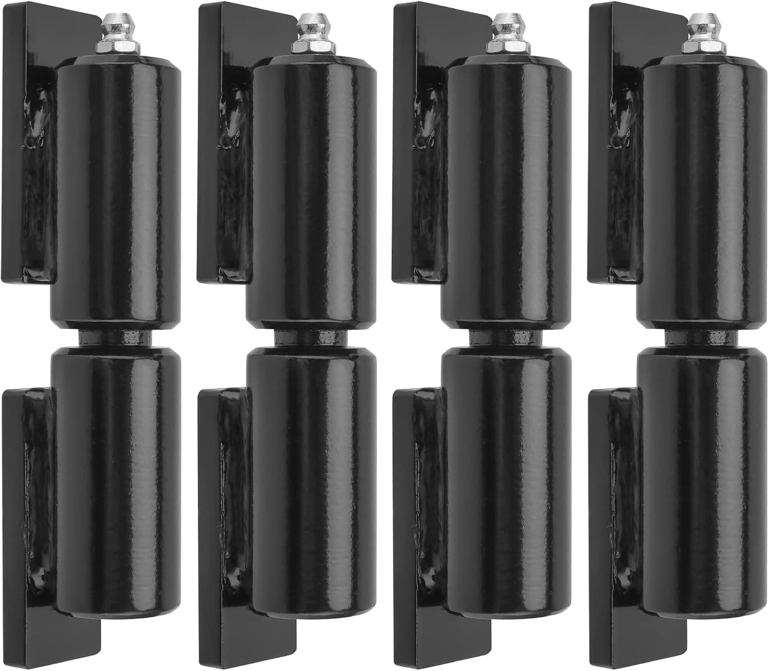 4 PCS 5 Inch Heavy Duty Barrel Gate Hinge, Weldable Ball Bearing Barrel Style Do