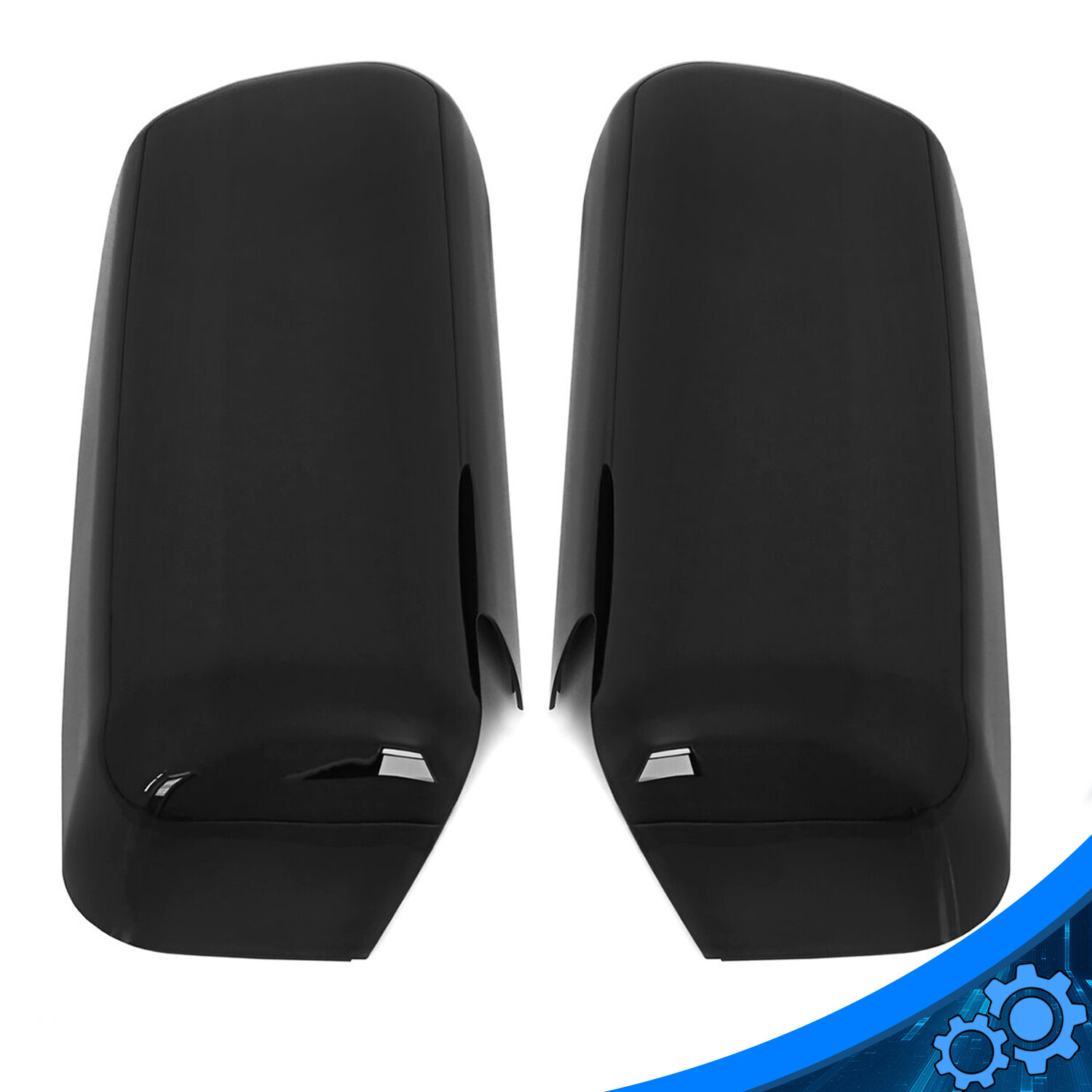 New Black Replacement Door Mirrors Covers Right And Left Pair Fits Peterbilt 579