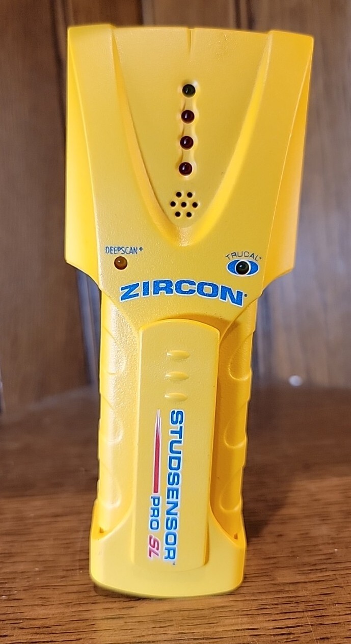 Zircon Studsensor Pro SL Wall Stud Finder EUC Deepscan Trucal Laser WORKS!