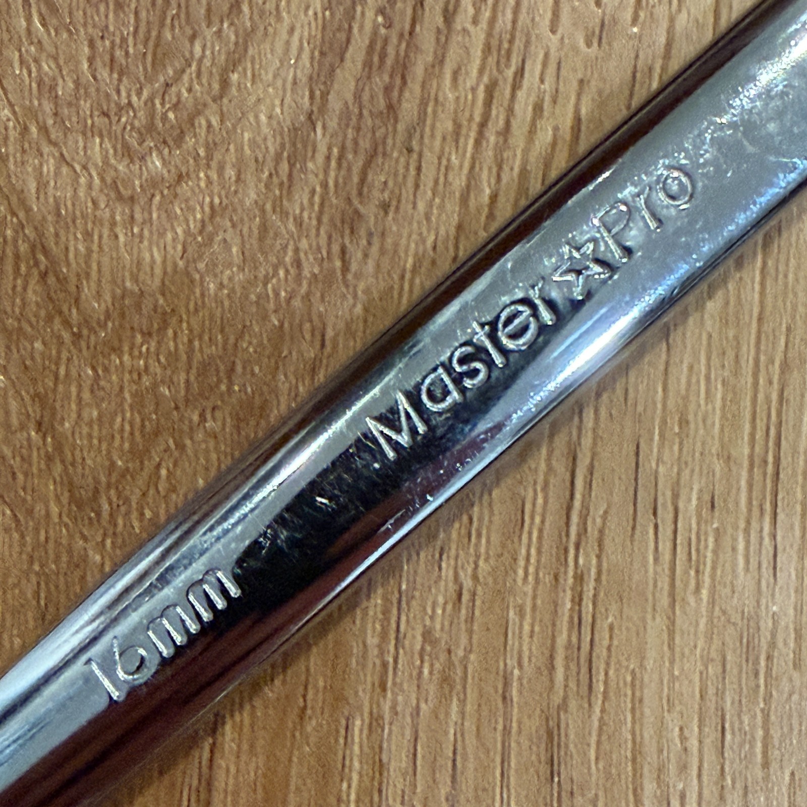 Master Pro 16mm Metric Combination Wrench Full Polish
