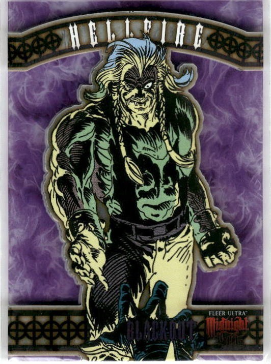 2023 Fleer Ultra Marvel Midnight Sons Hellfire#HF-21 Blackout