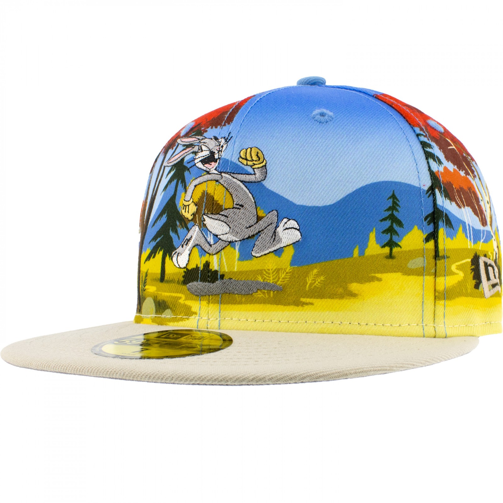 Looney Tunes Rabbit Hunt New Era 59Fifty Fitted Hat Multi-Color