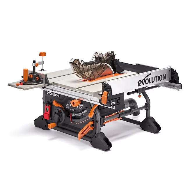Evolution Table Saws 10-in 15 -Amp 120 -Volt Portable Jobsite Table Saw 119-0014