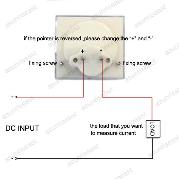 1 × DC 15A Analog Panel AMP Current Meter Ammeter Gauge 85C1 White 0-15A DC