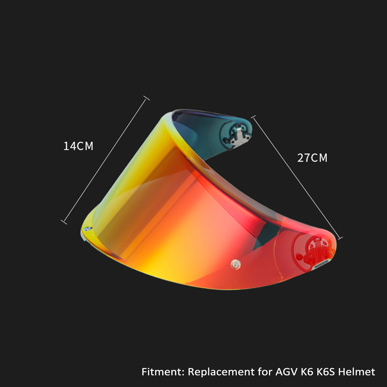 Visor Replacement for AGV K6 K6S Full Face Motorcycle F2N5