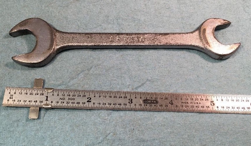 ARROW Combination Wrench - 11/16 ~ 19/32", USA