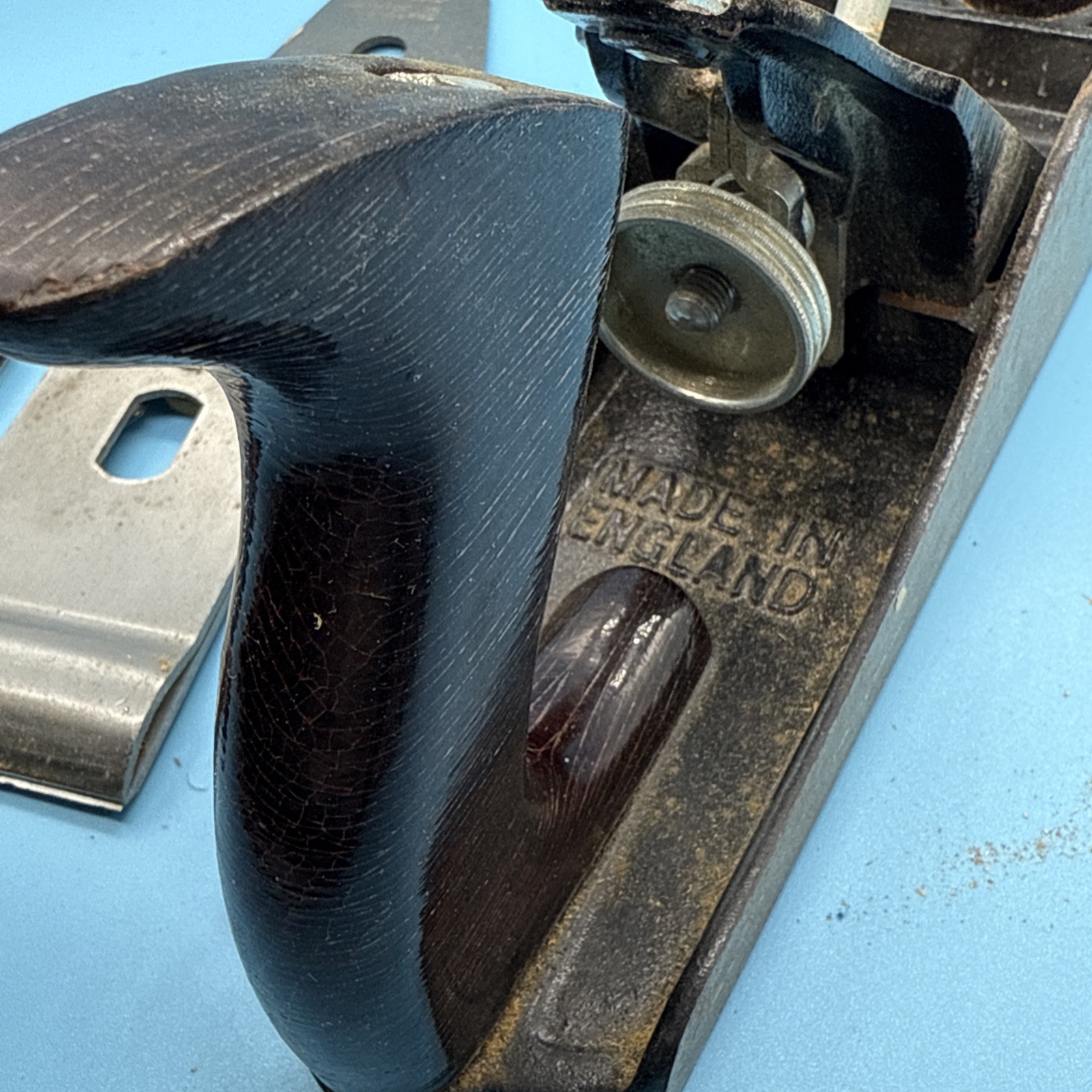 Stanley Bailey No. 4 Smooth Bottom Wood Plane with Original Box